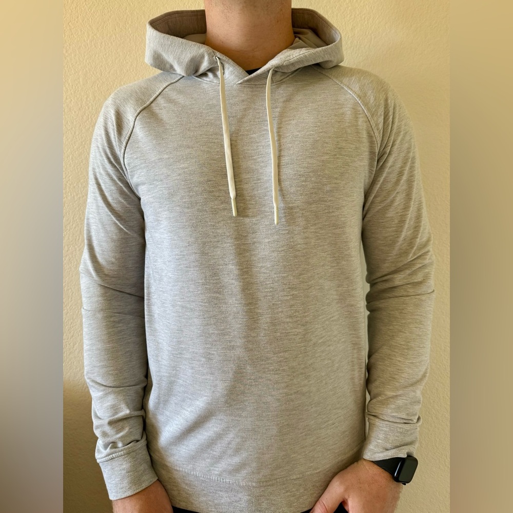 Lululemon City Sweat Pullover Hoodie - Heathered Grey - Size Medium